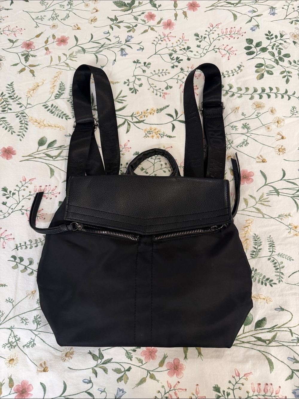 Botkier Black Mini Nylon Backpack
